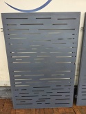 Brama 2 skrzydłowa 500x150cm CNC MONTANA (zestaw z furtką i słupkami)