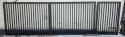 Brama 2 skrzydłowa 400x150cm NEVADA (zestaw z furtką i słupkami)