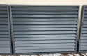 Brama 2 skrzydłowa 500x150cm INDIANA (zestaw z furtką i słupkami)