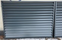 Brama 2 skrzydłowa 500x150cm INDIANA (zestaw z furtką i słupkami)